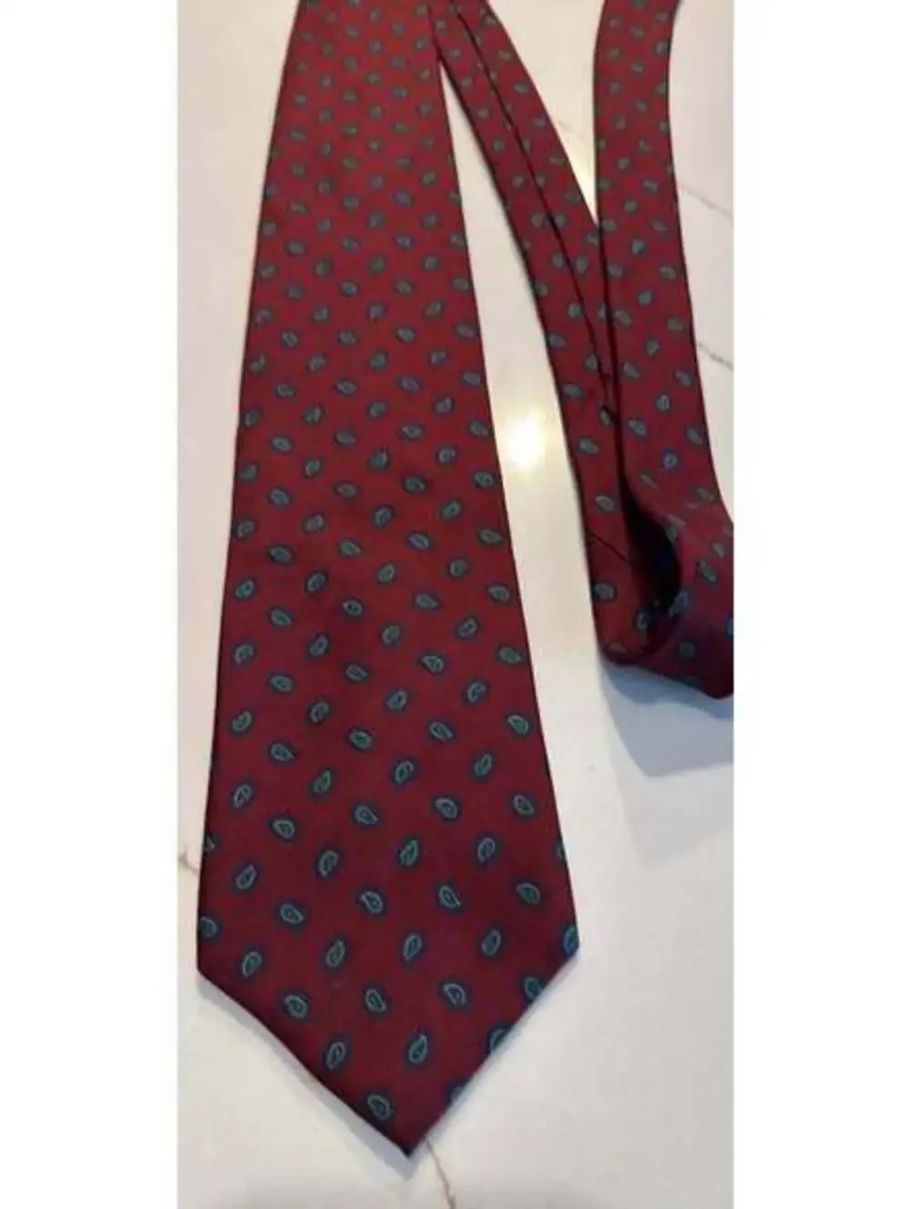 Bert Pulitzer USA Collectors Edition Silk Paisley Tie